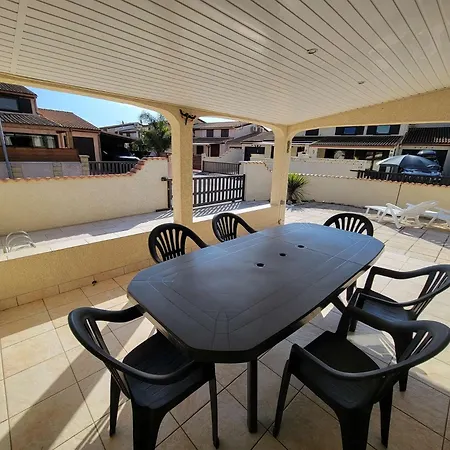 Belle D'angle Climatisée, Tamaris, Wifi, 2 4 Couchages Lrtamm1 * Portiragnes