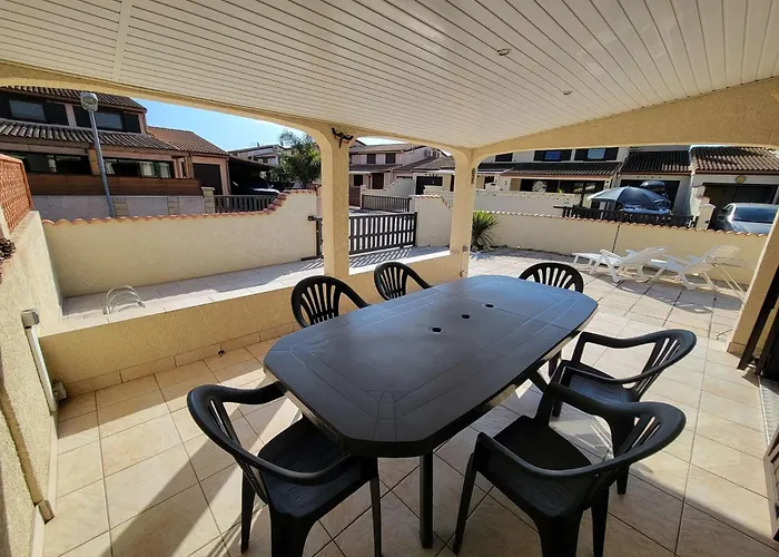 Belle D'angle Climatisee, Tamaris, Wifi, 2 4 Couchages Lrtamm1 * Portiragnes
